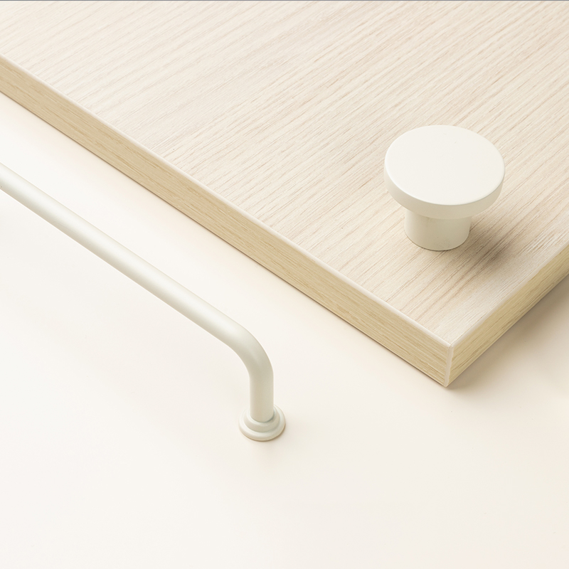 Ligo nuppivedin 35mm - vaalea beige vanilja maalattu - Image 2