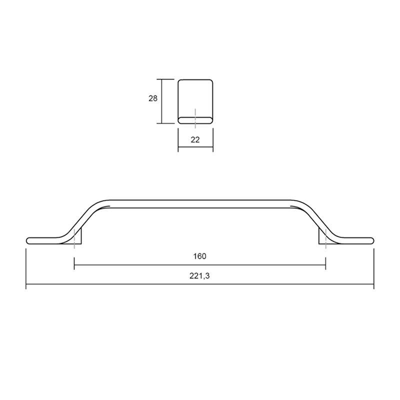 Belt vedin 160mm - punainen - Image 2